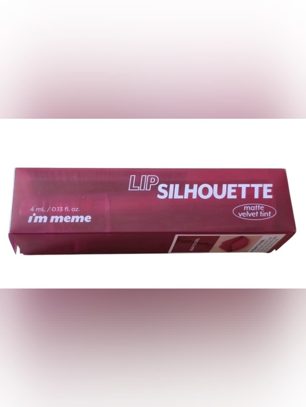 I'M MEME Lip Silhouette Matte Velvet Tint in shade 09 is named Ready to Cool.